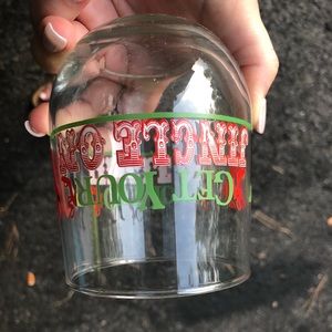 Get your jingle on - wine glass